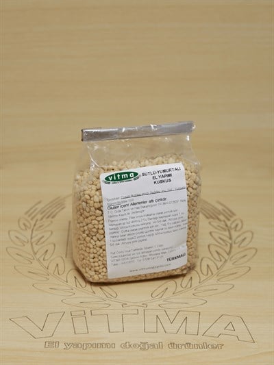 El Yapımı Sütlü  Yumurtalı Kuskus