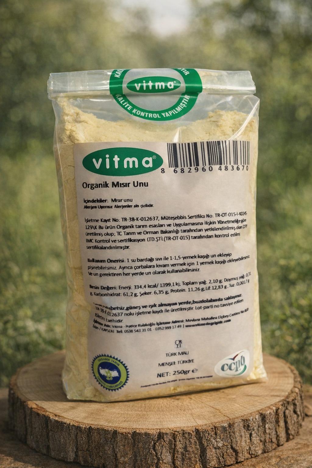Organik Mısır Unu 250gr
