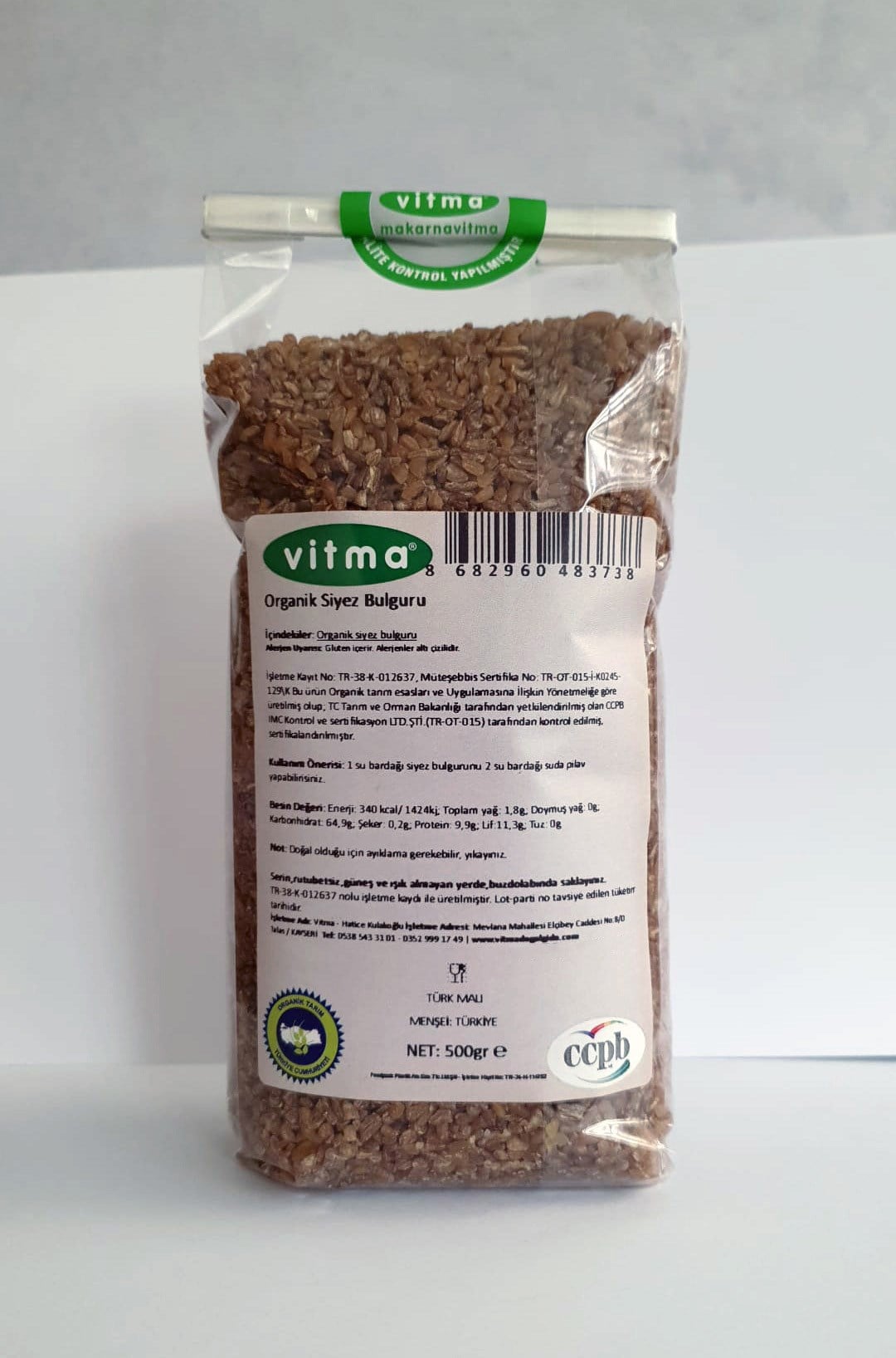 Organik Siyez Bulguru 500gr