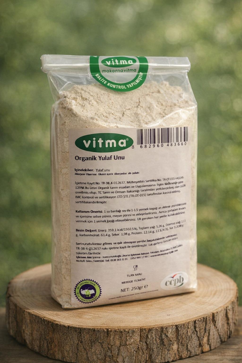 Organik Yulaf Unu 250gr