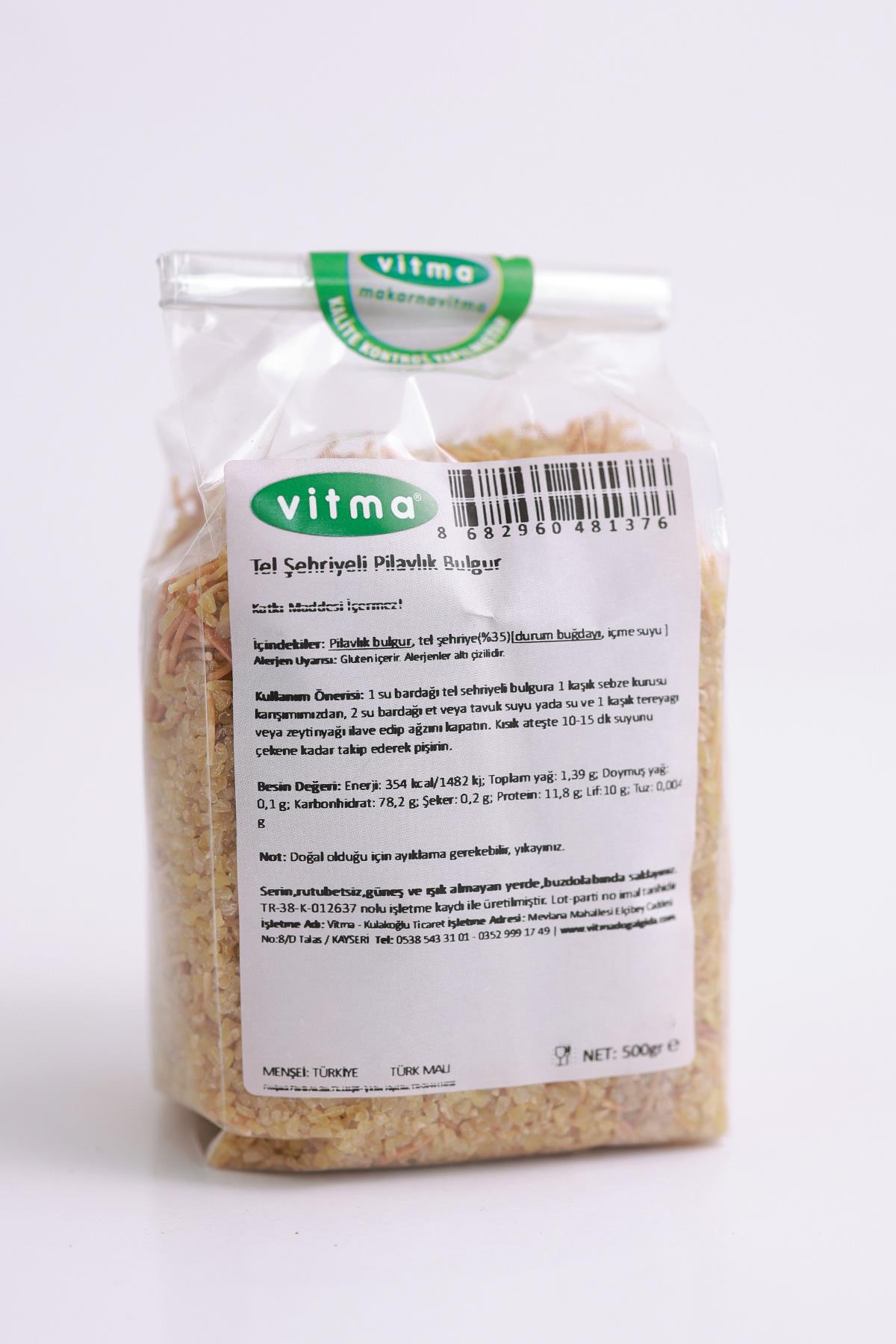 Tel Şehriyeli Pilavlık Bulgur
