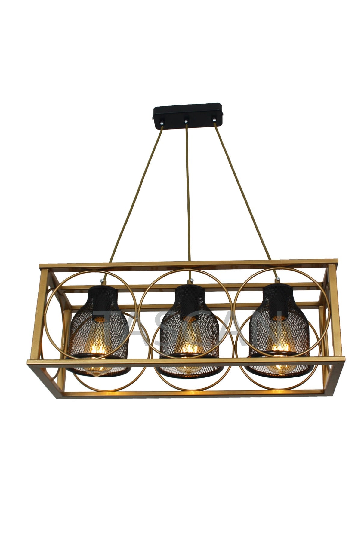 Ekinoks 3 Lü Eskitme Sarkıt Avize