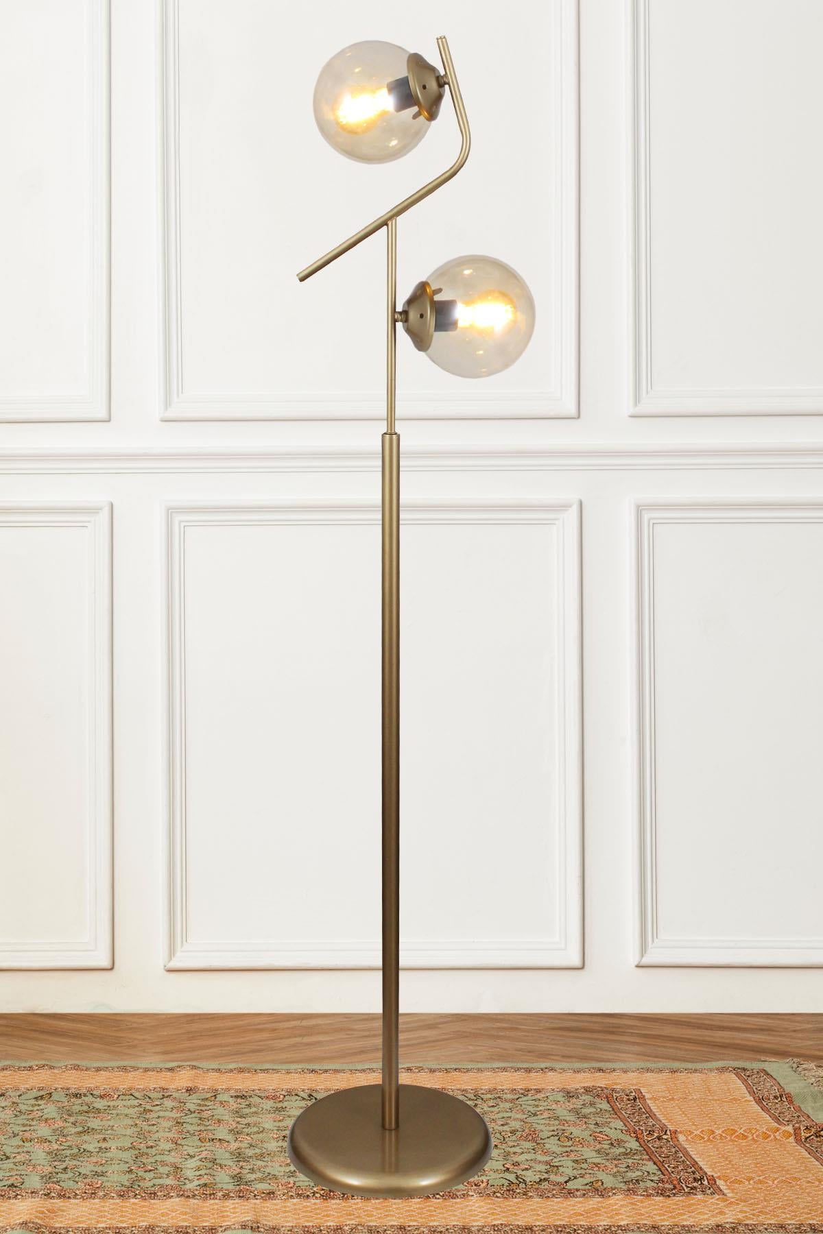 Lugo 2 Li Eskitme Lambader Bal Camlı Modern , Oturma Odası ,Yatak Odası , Salon Lambader