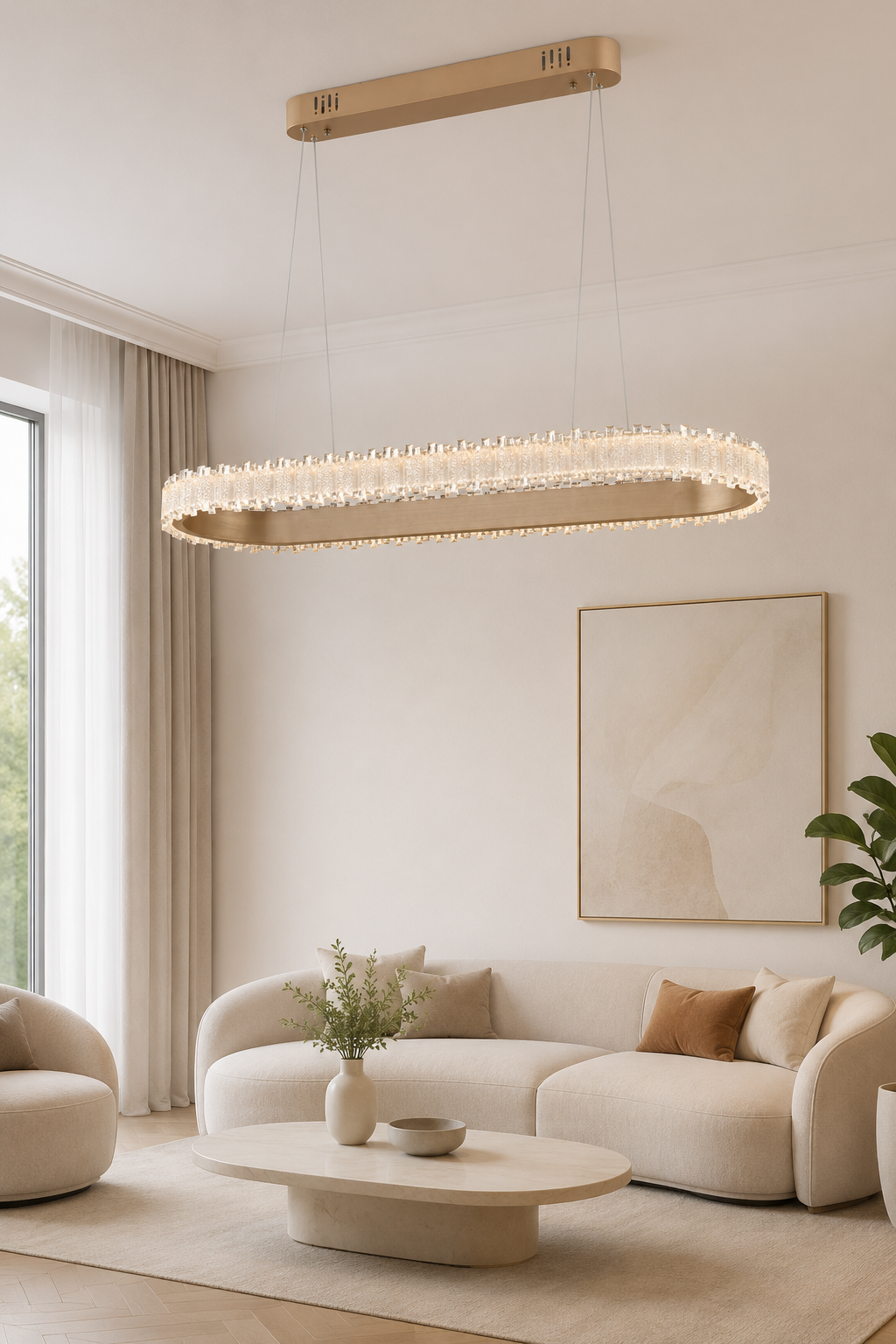  Rosalia Bronz Sarkıt Led Avize Modern Luxury Salon Yemek Masası Üzeri Avize