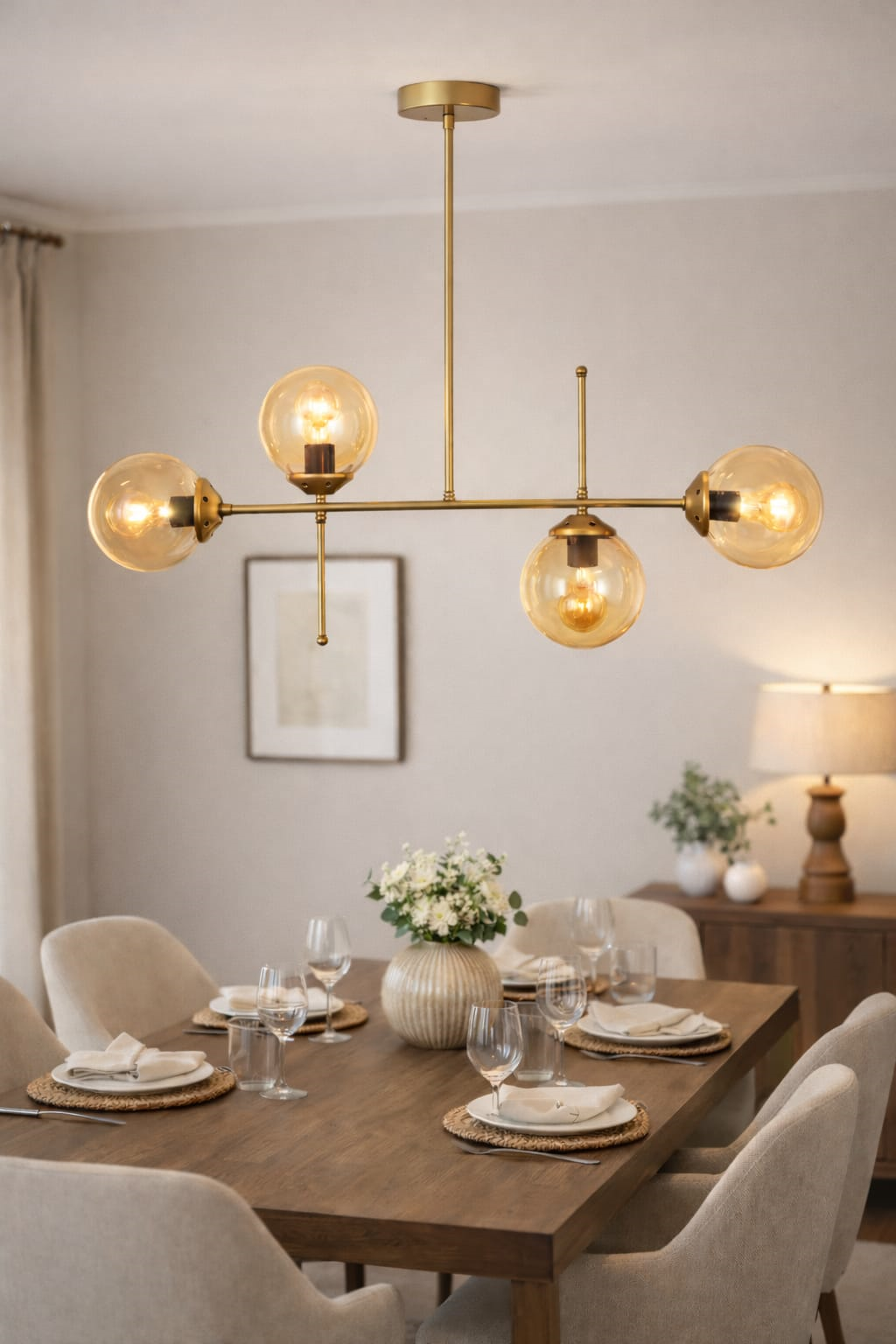 Darviny 4 Lü Eskitme Avize Bal Camlı Yatak Odası Mutfak Salon Avize