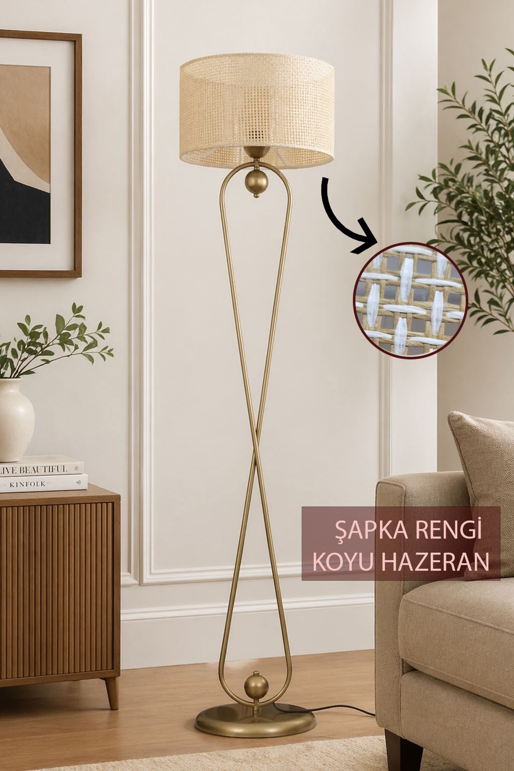 Delhi Eskitme Lambader Koyu Ton Şapka Modern , Oturma Odası ,Yatak Odası , Salon Lambader