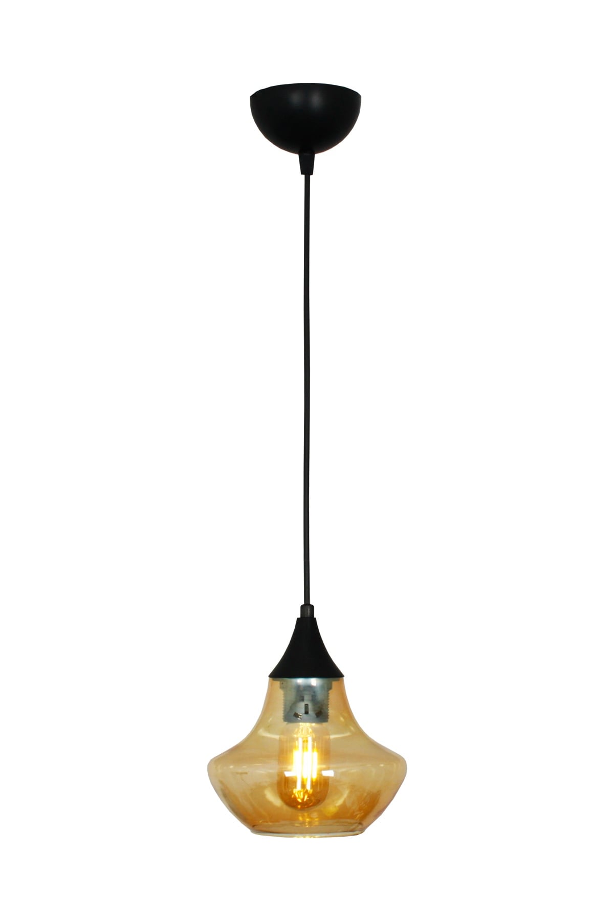 Zeus Tekli Siyah Sarkıt Avize-2044-Bal 3134 01 0100 00 01