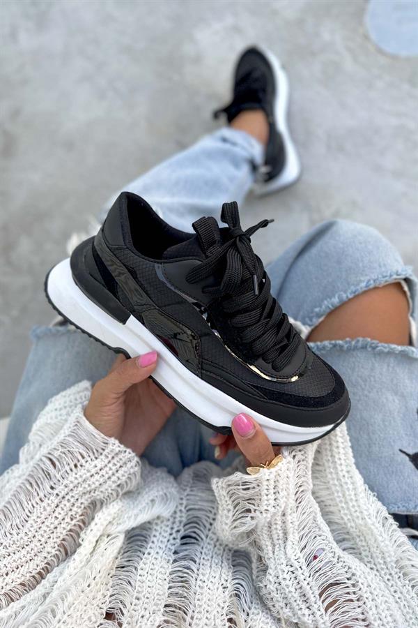 Race Siyah Sneakers