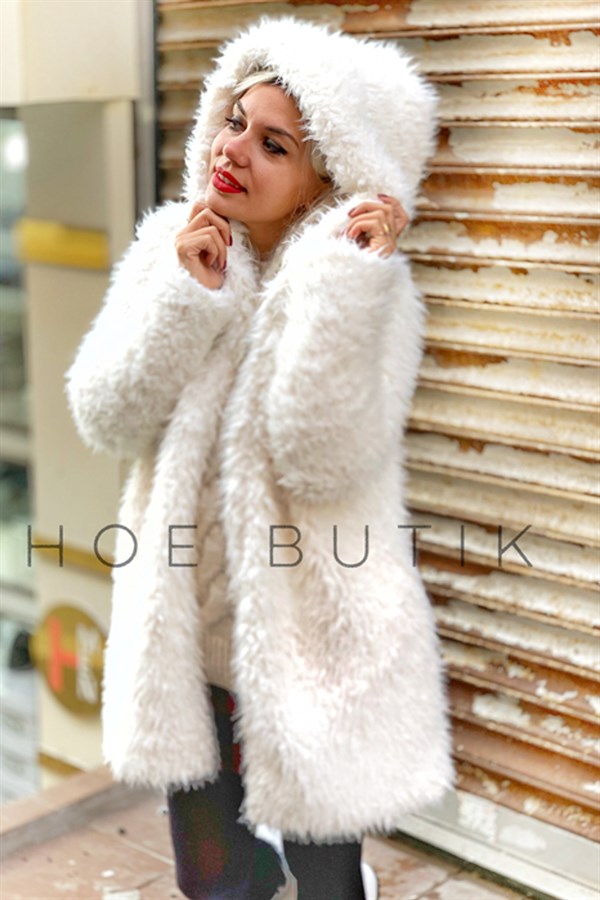 Barbie White Plush Coats
