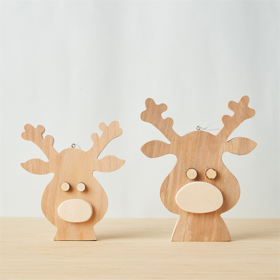 2'li Geyik Çam Ağacı Süsü