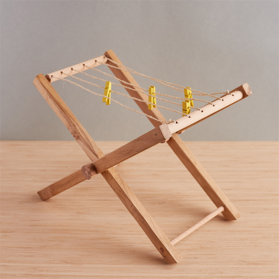 Ahşap Çamaşır Asacağı