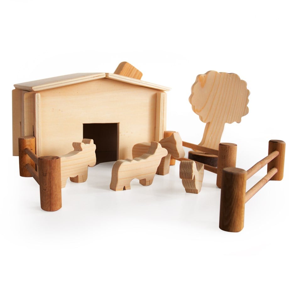 Ahşap Çiftlik Seti
