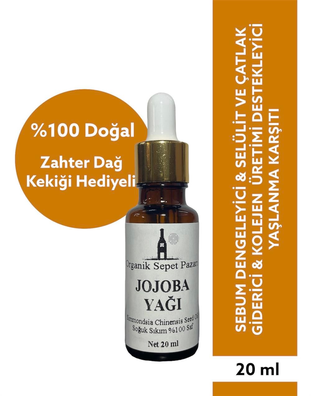 Jojoba Yağı (soğuk Pres) 20 Ml 