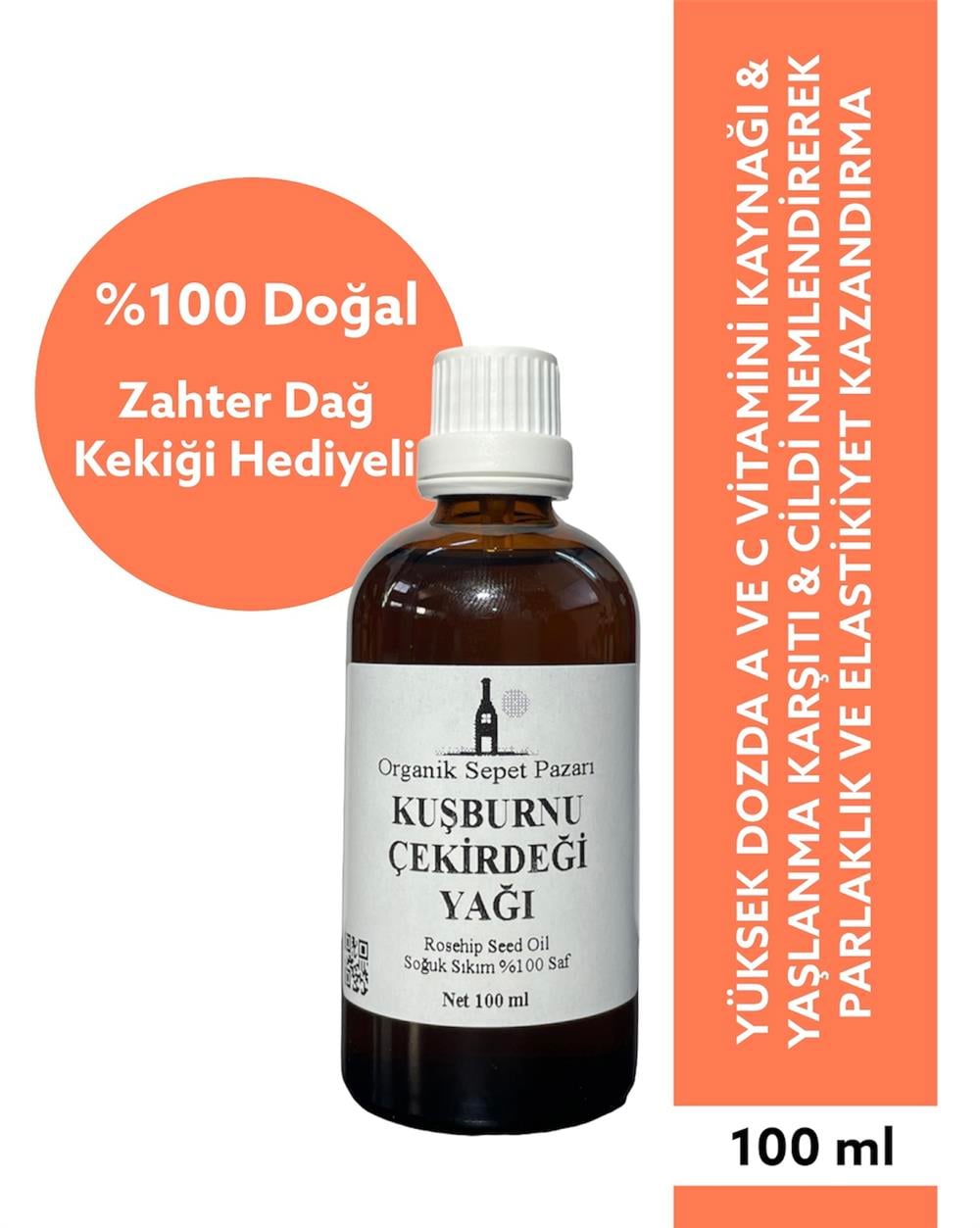 Kuşburnu Çekirdeği Yağı (soğuk Pres) 100 ml