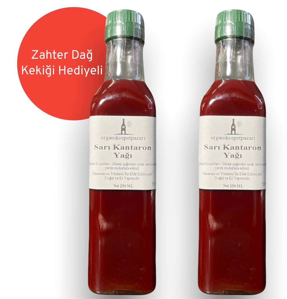 Sarı Kantaron Yağı 250 Ml ( 2 X 250 Ml ) Cam Şişe