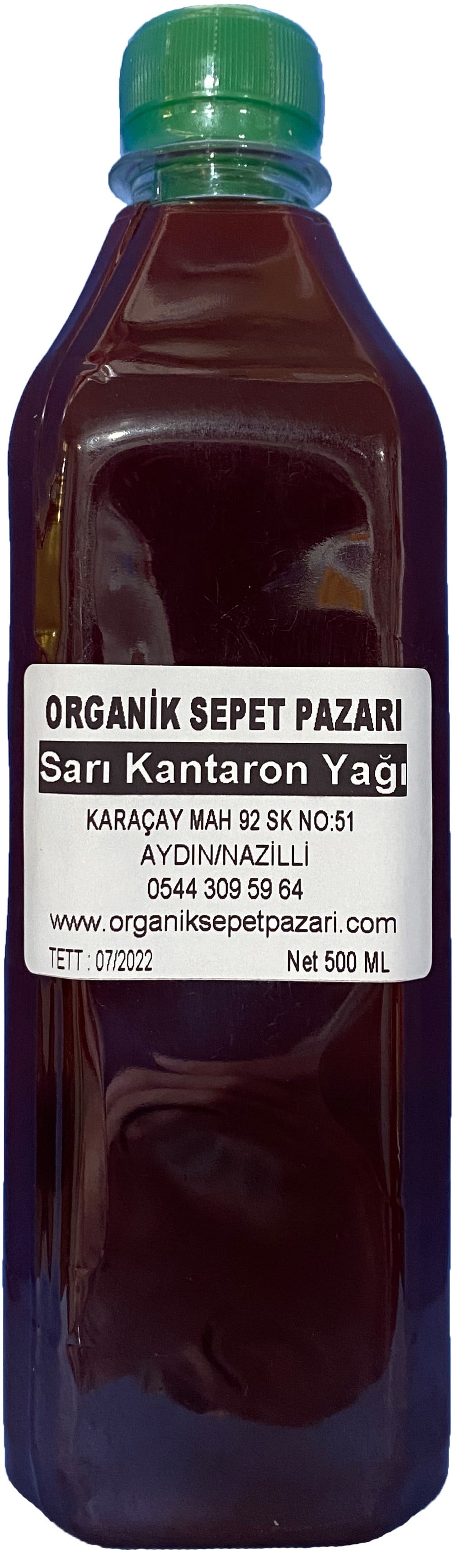 Sarı Kantaron Yağı 500 ML Plastik Şişe