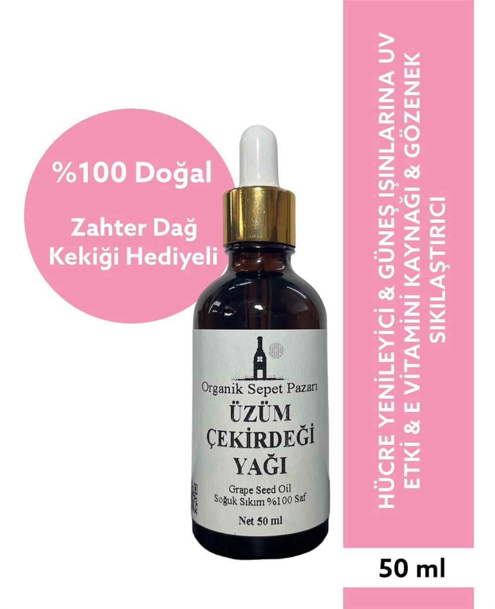 Üzüm Çekirdeği Yağı (soğuk Pres) 50 Ml