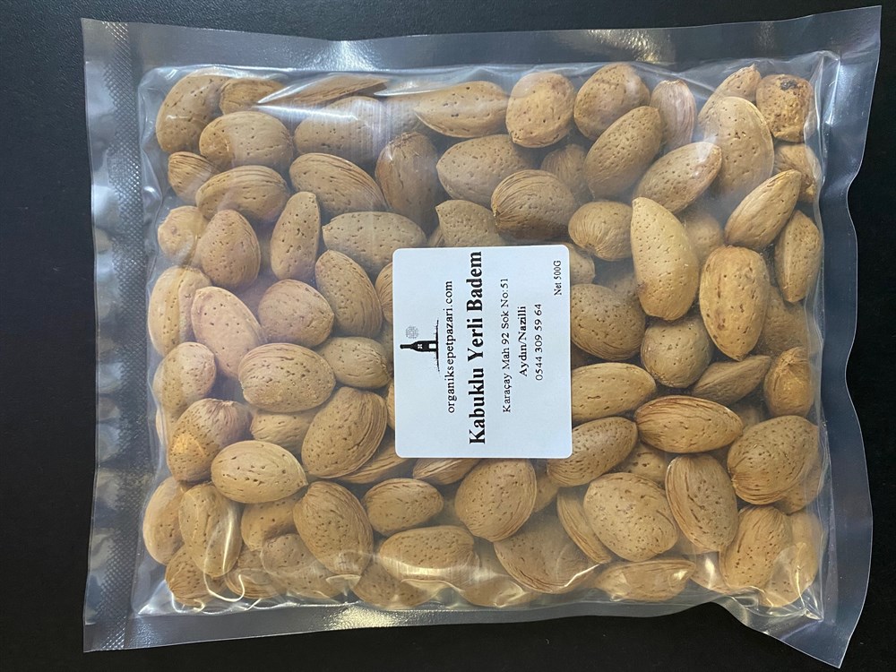 Kabuklu Yerli Badem 1 KG