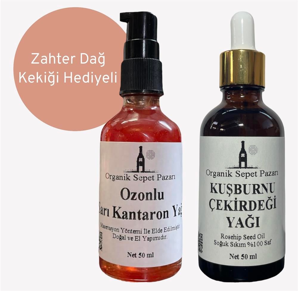 Ozonlu Sarı Kantaron Yağı 50 Ml Ve Kuşburnu Çekirdeği Yağı 50 Ml 2'li