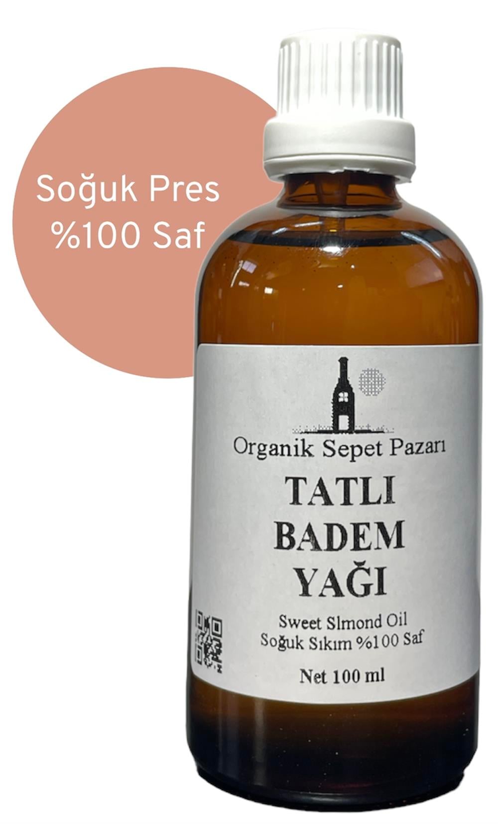 Tatlı Badem Yağı (Soğuk Pres) 100 ml 