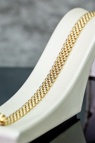 14 Ayar Altın Gold Spor Bileklik