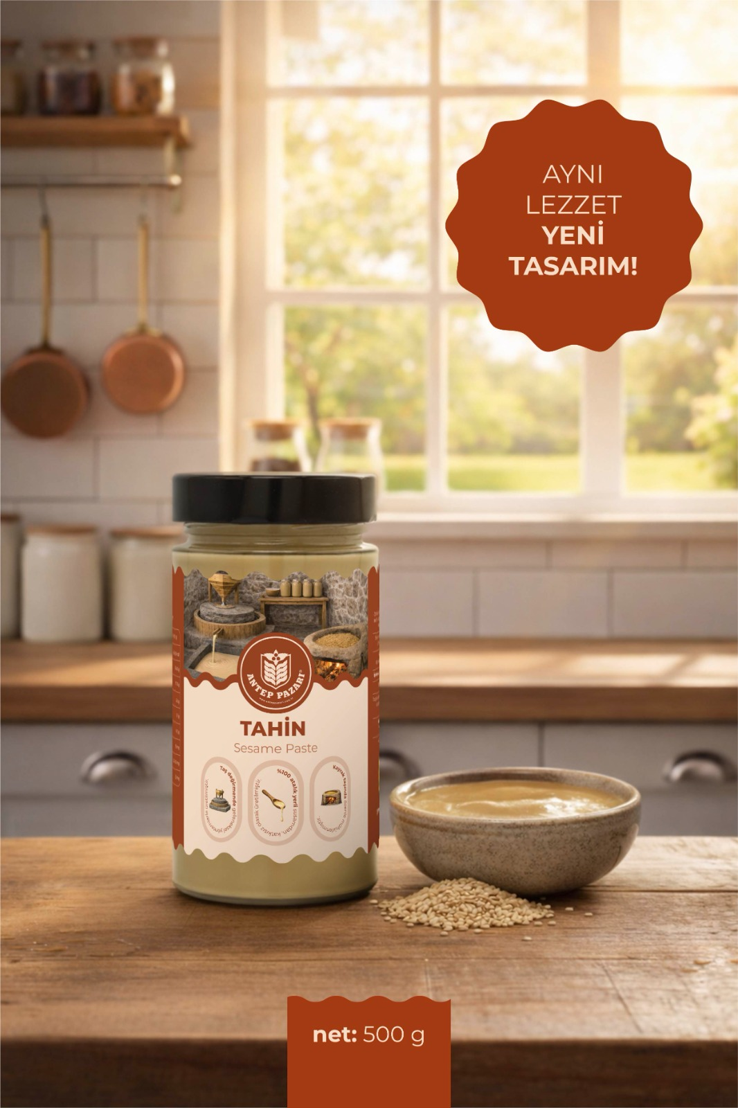 Dergül Tahini  - Atalık Yerli Susam 