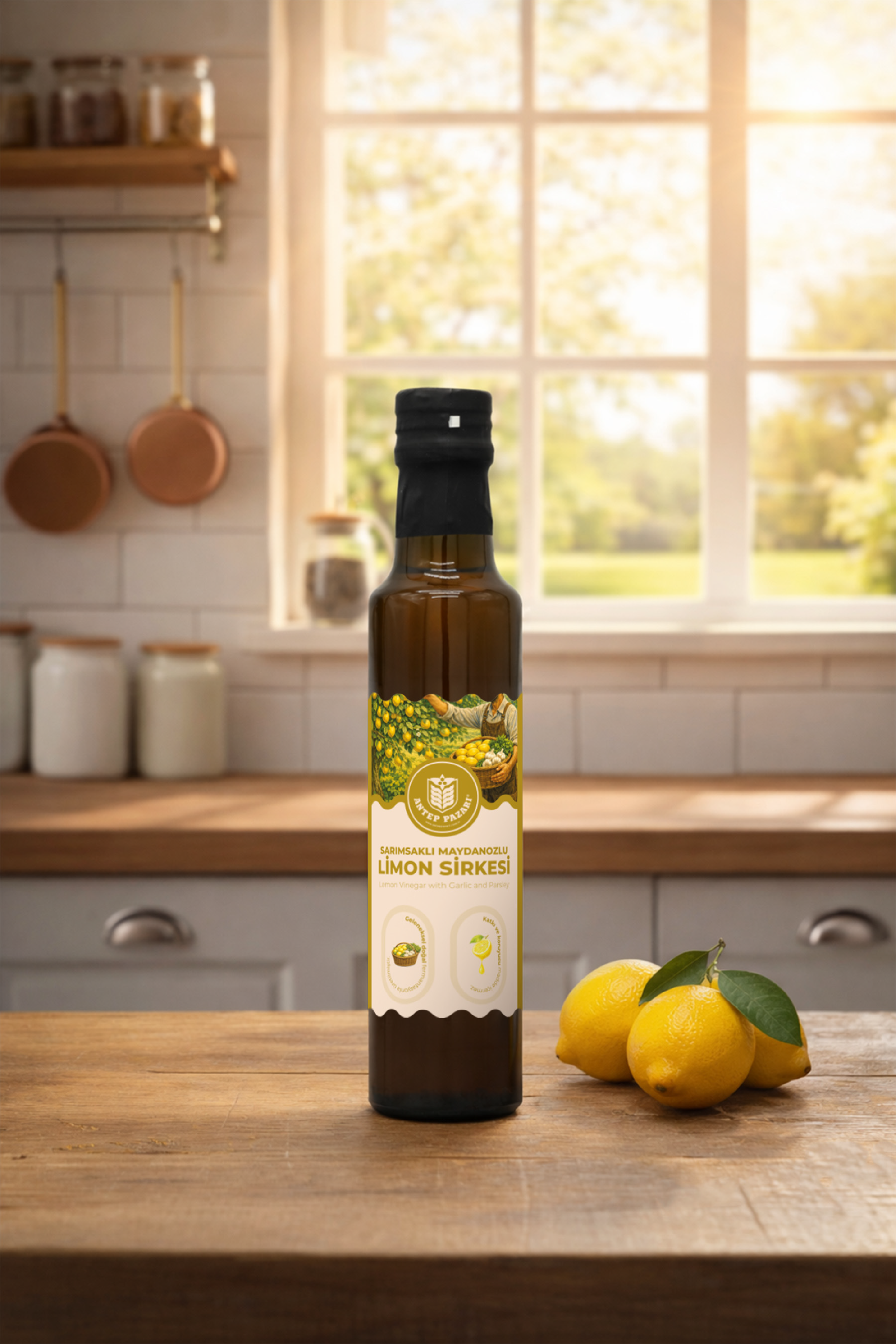 Sarımsaklı Maydanozlu Limon Sirkesi