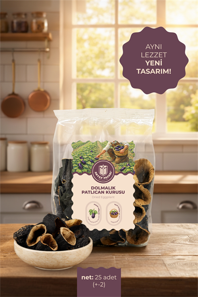 Dolmalık Kuru Patlıcan Kurusu 1 Bağ (23-25 adet)