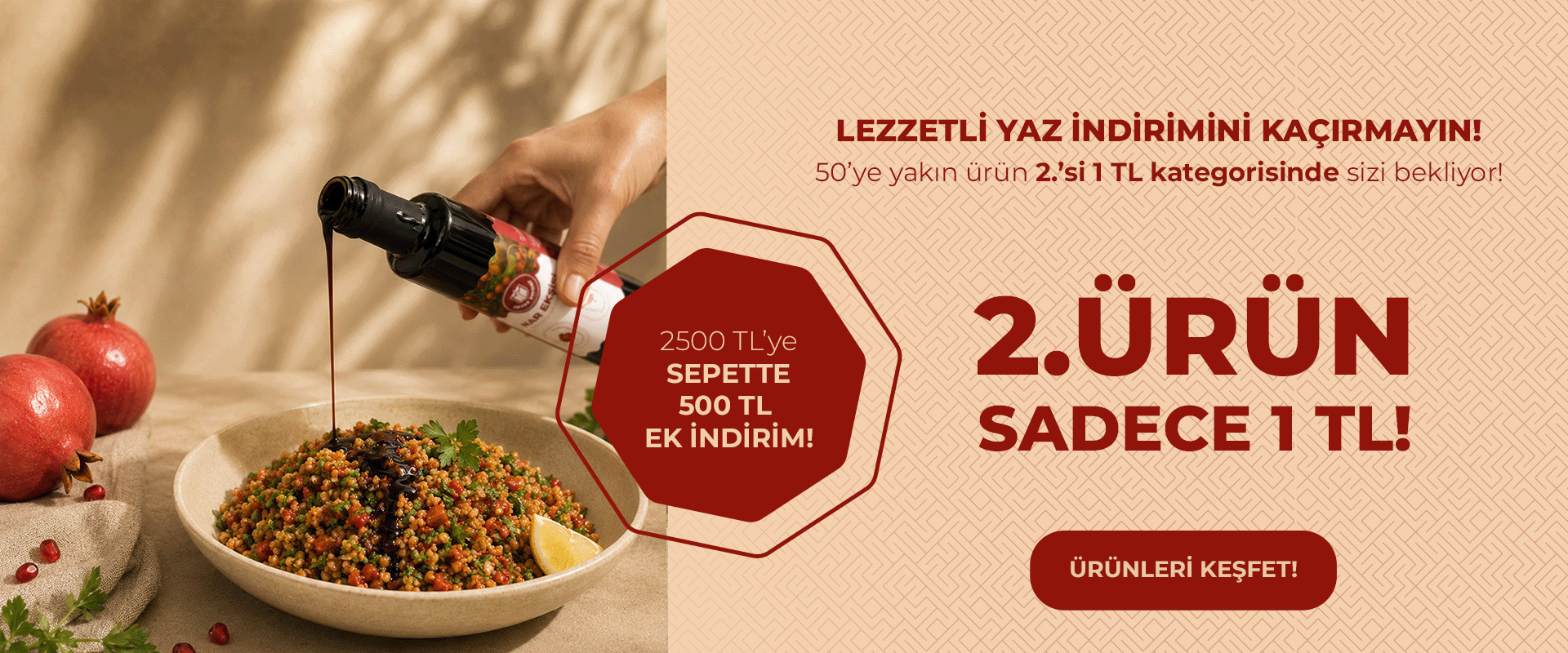 2. Ürün Sadece 1 TL!
