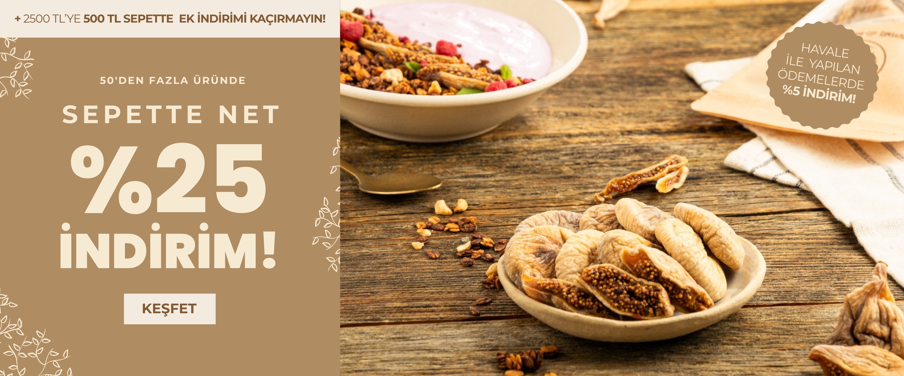 Sepette %25 İndirim!