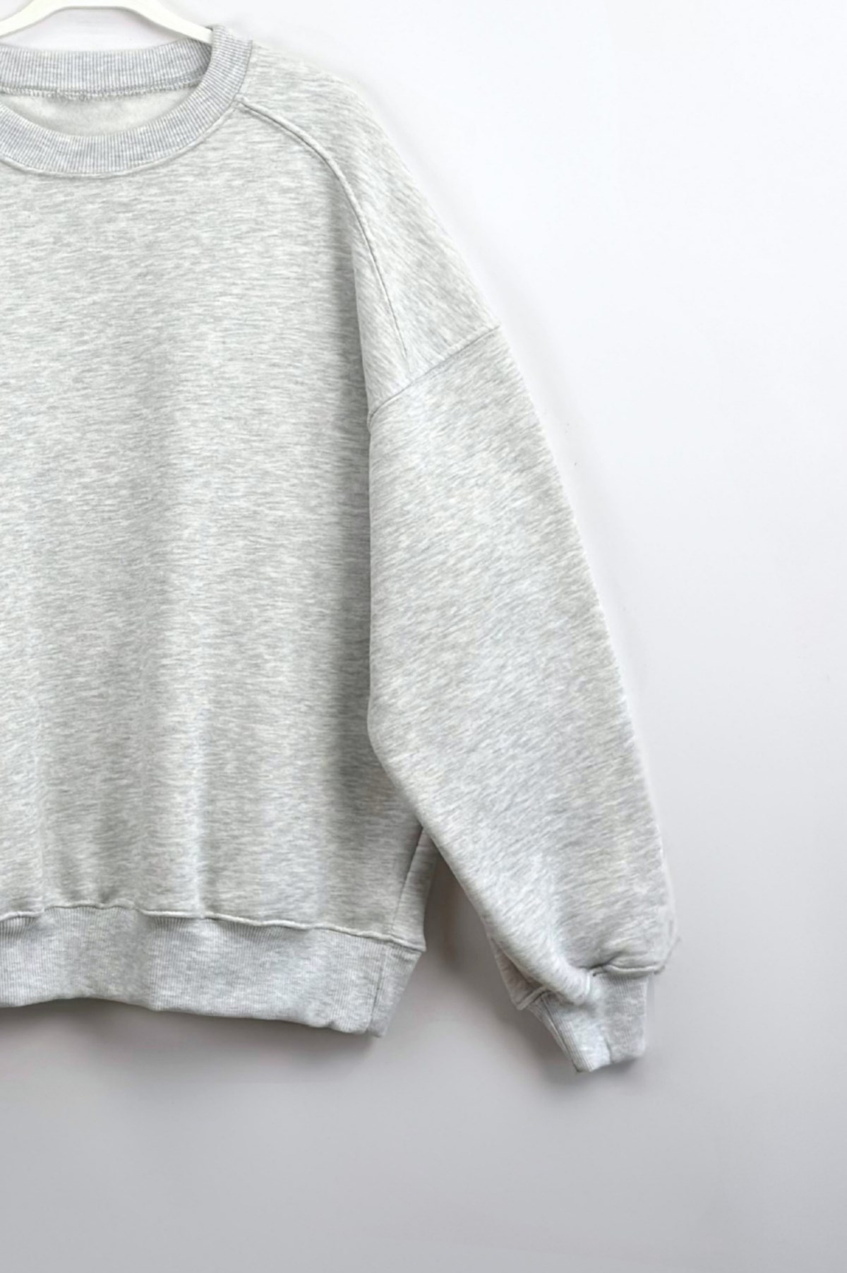 3 İplik Basıc Sweat Gri 