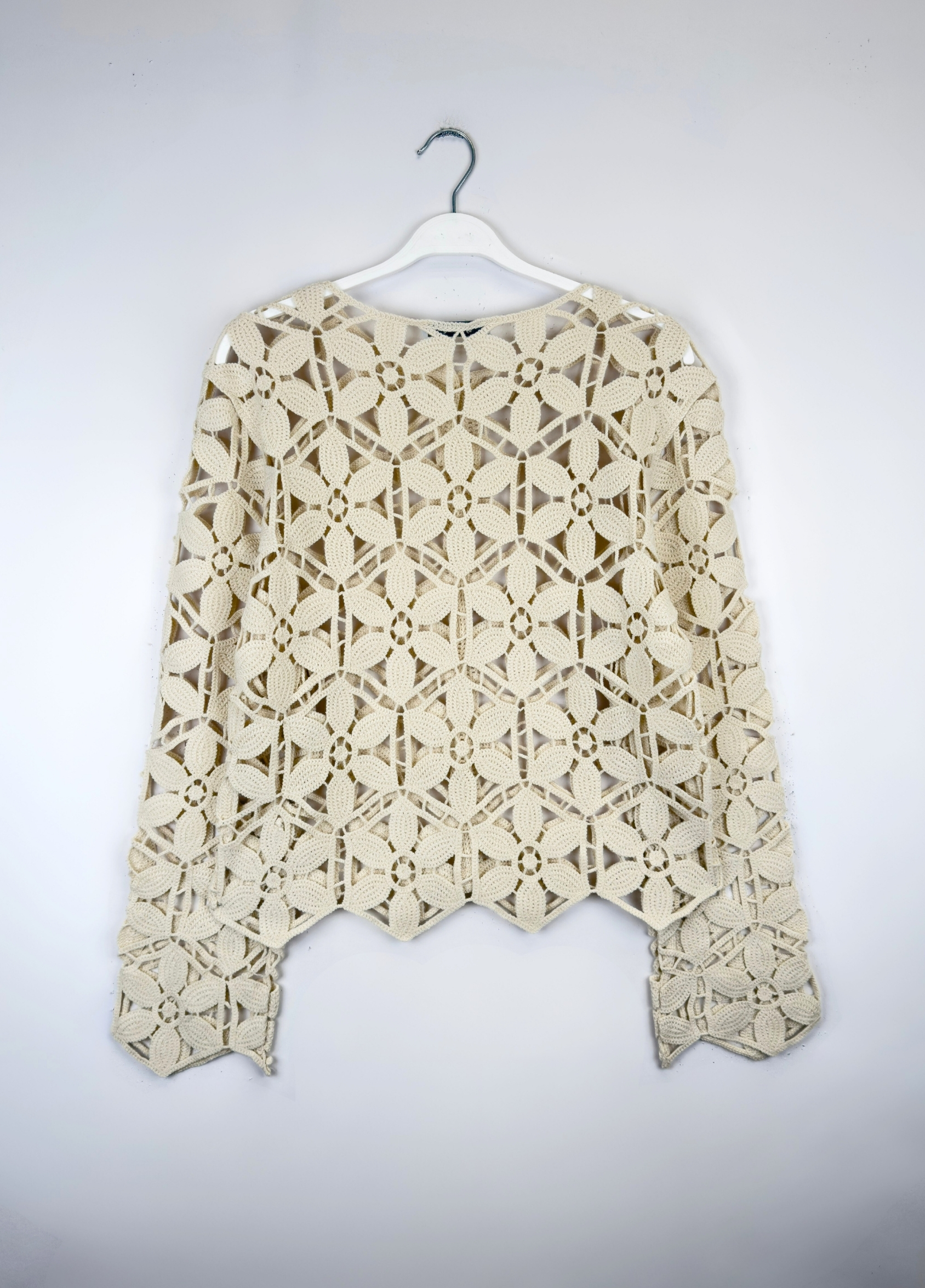 Asi Nakışlı Ceket Bej 