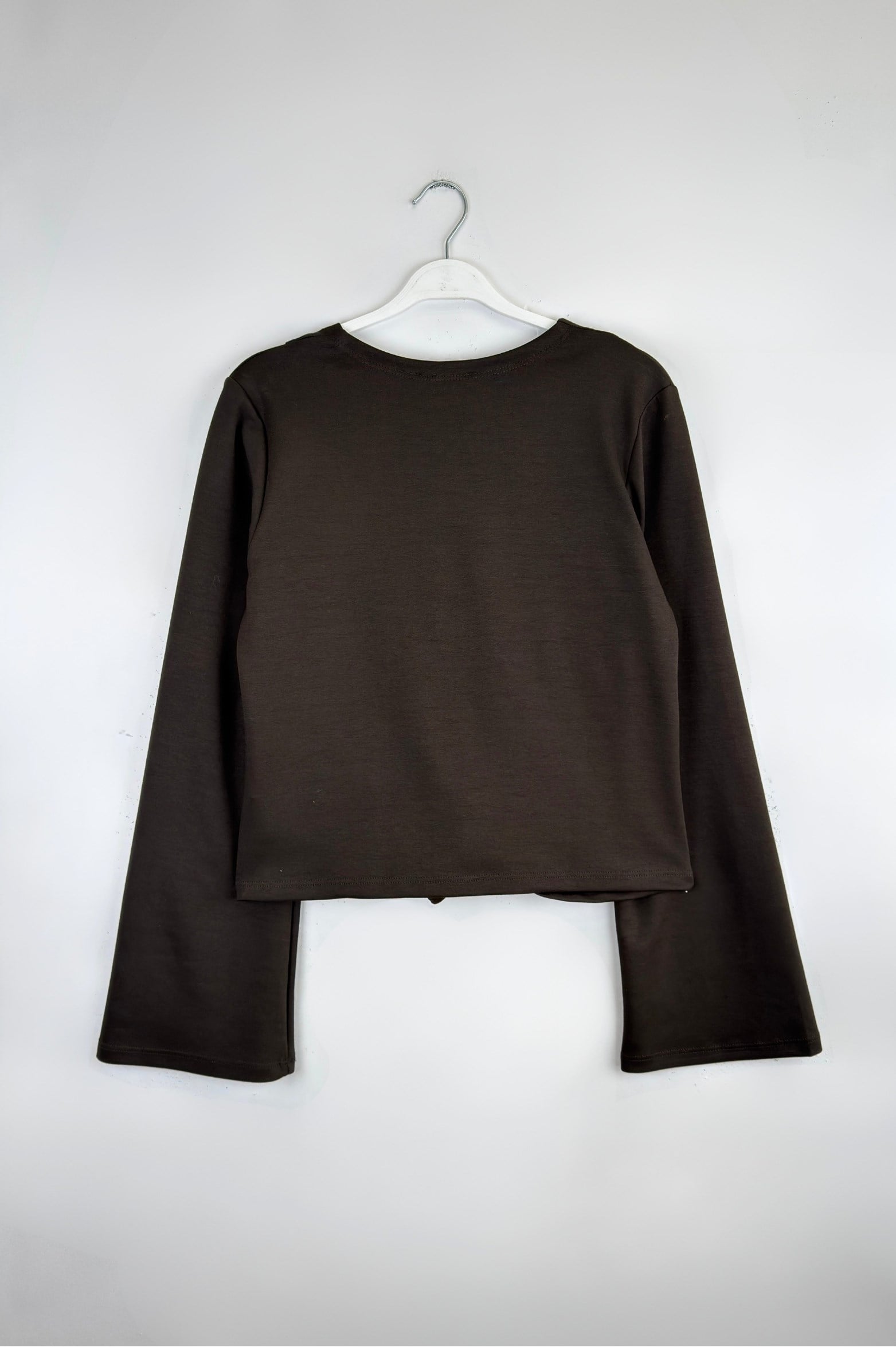 Bağlamalı Kimono Kahve 