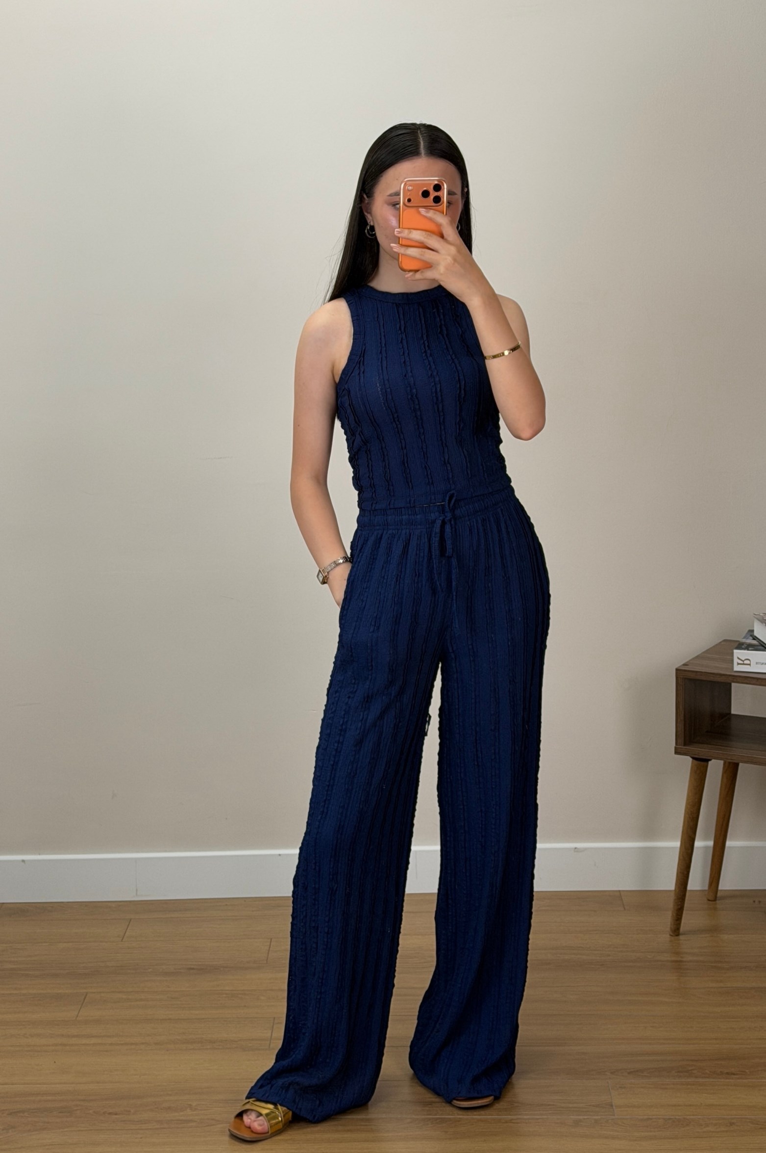 Bürümcük Pantalon Takım Lacivert