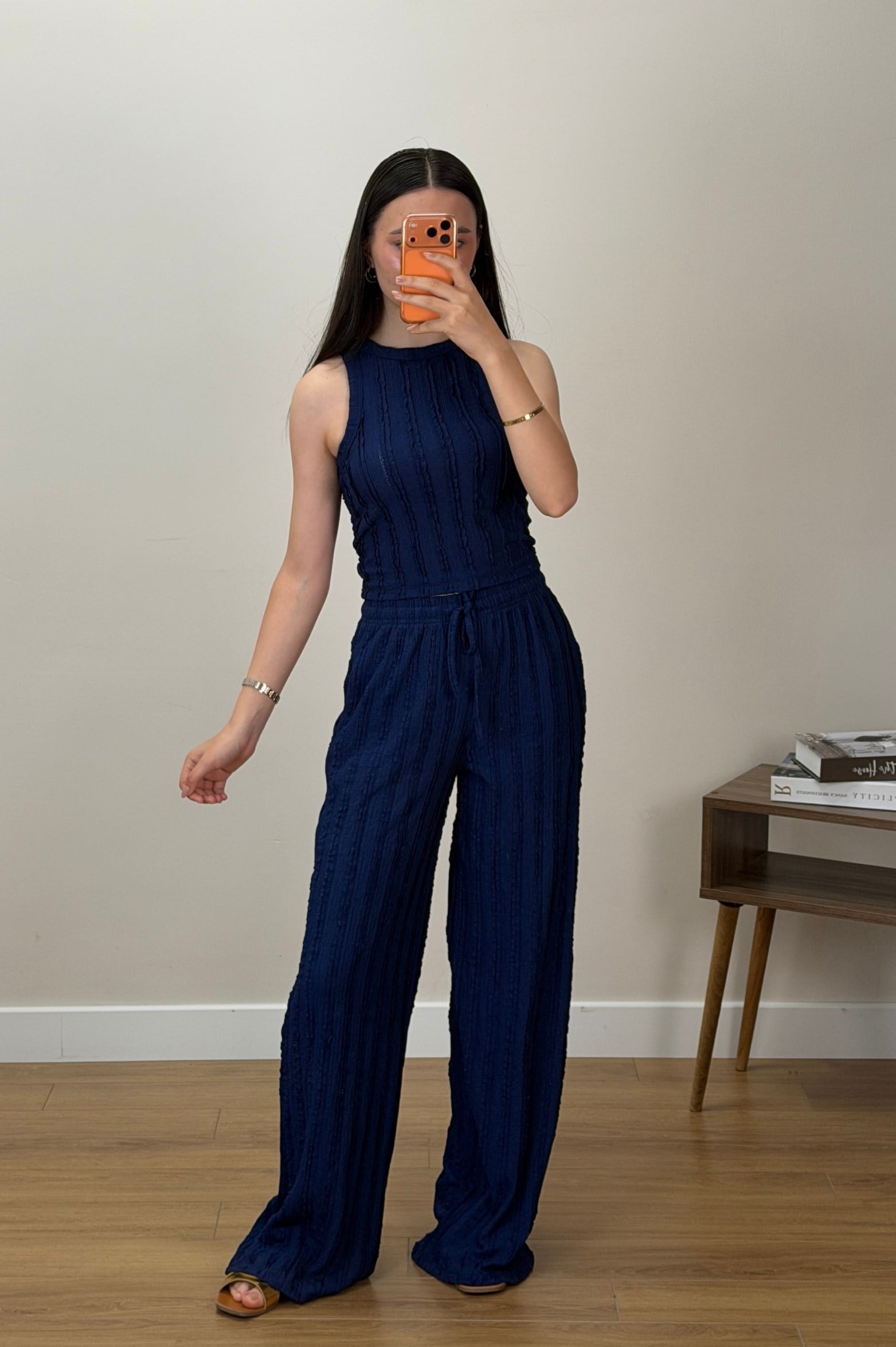 Bürümcük Pantalon Takım Lacivert