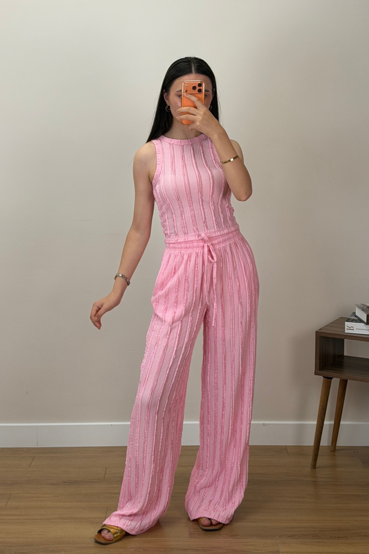 Bürümcük Pantolon Takım Pembe