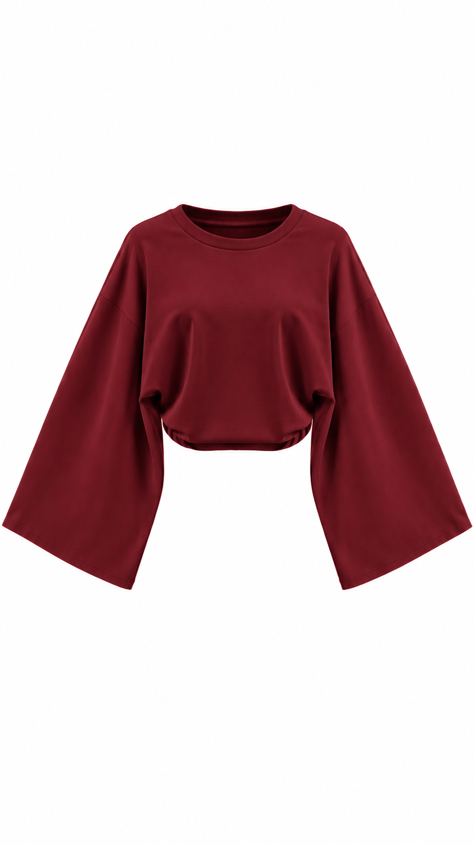 Büzgülü Bluz Bordo