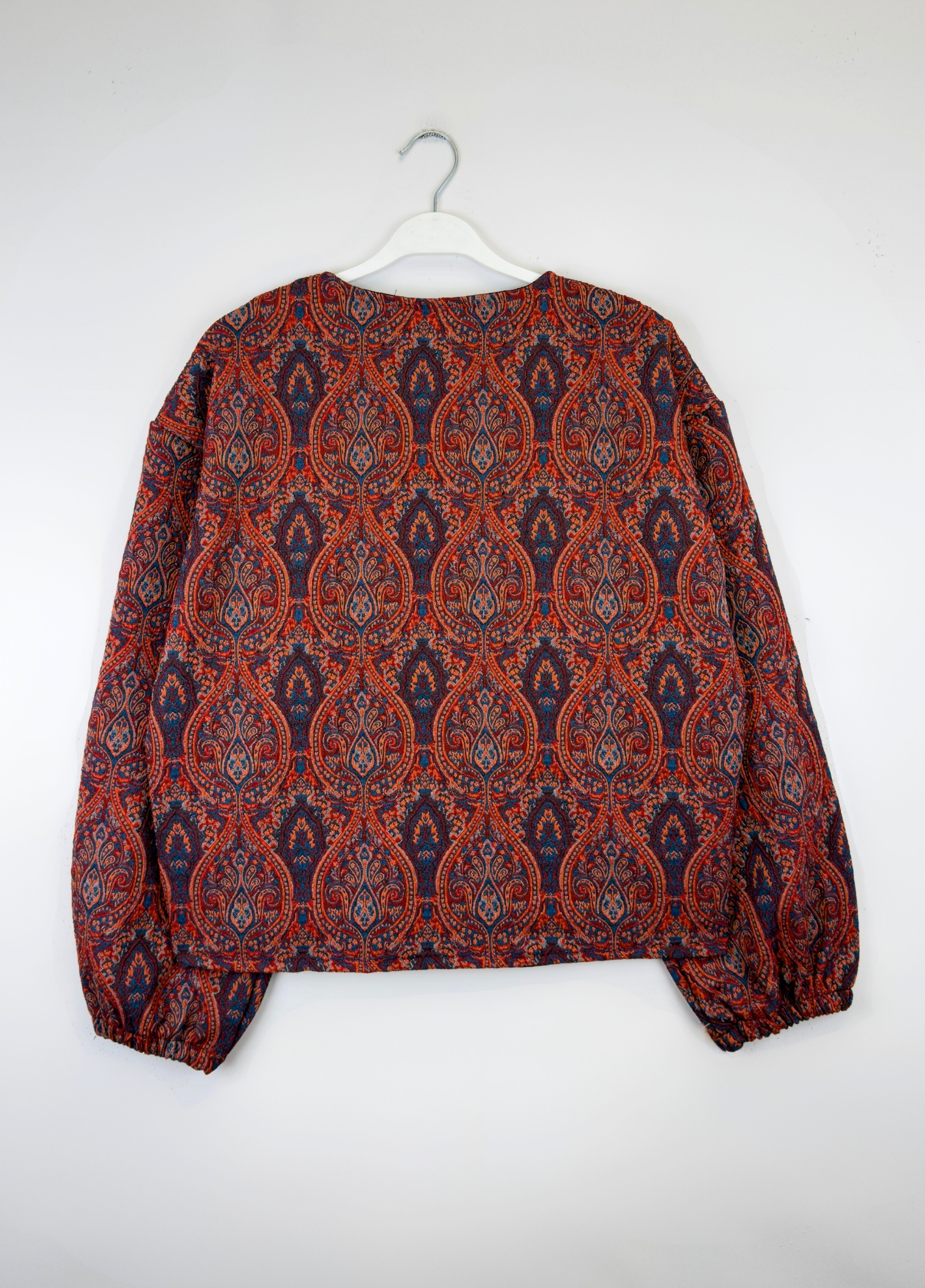 Dora Nakışlı Ceket Bordo 