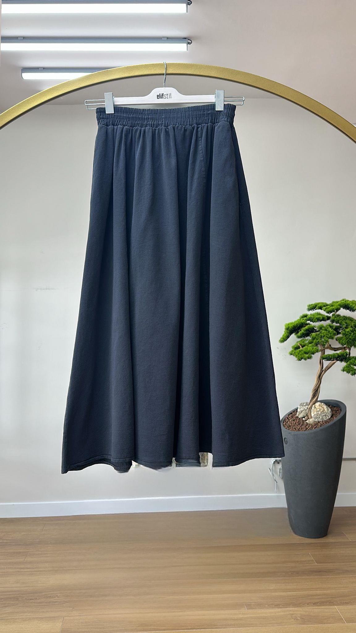 Gabardin Etek Füme 
