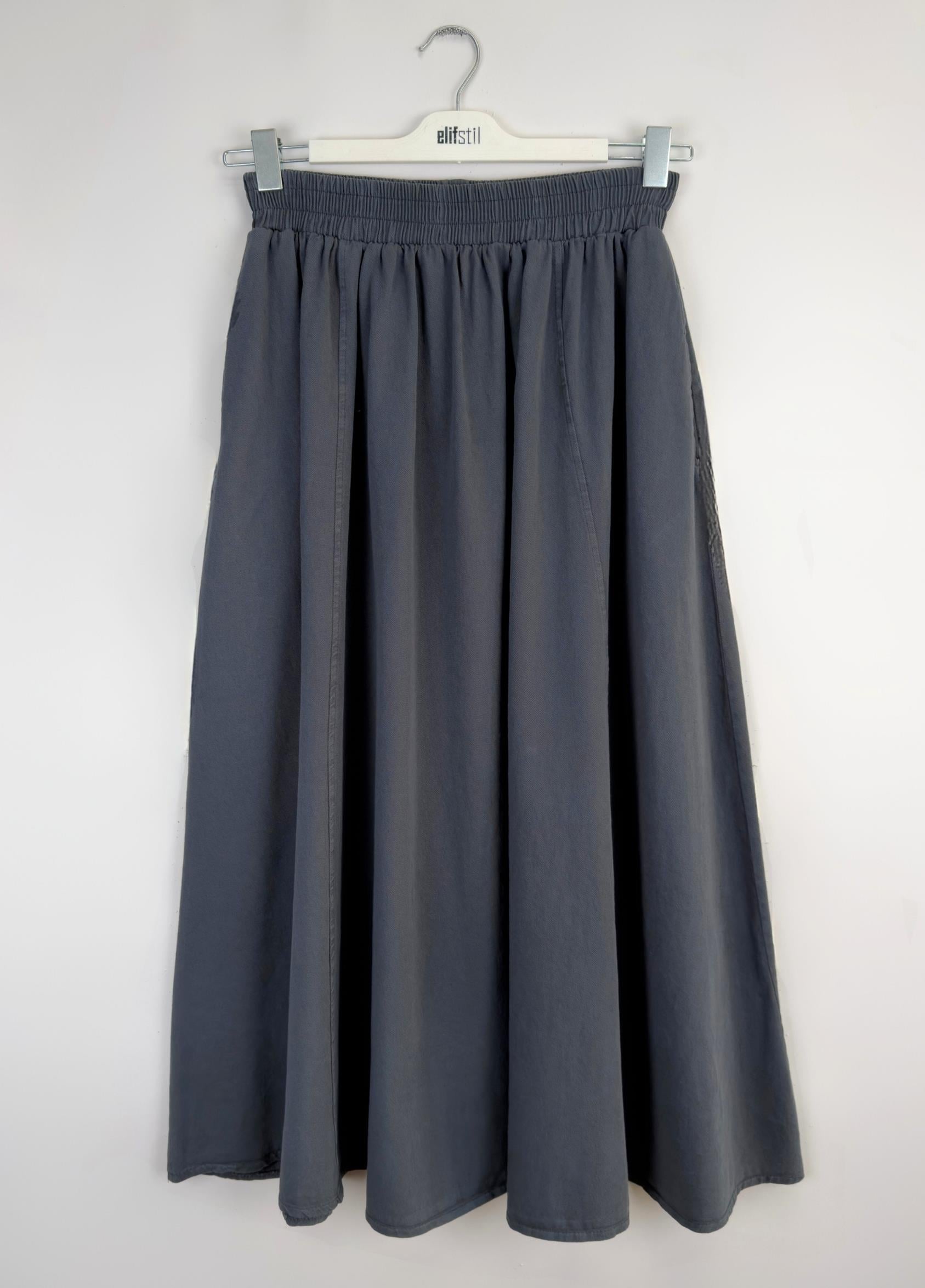 Gabardin Etek Füme 