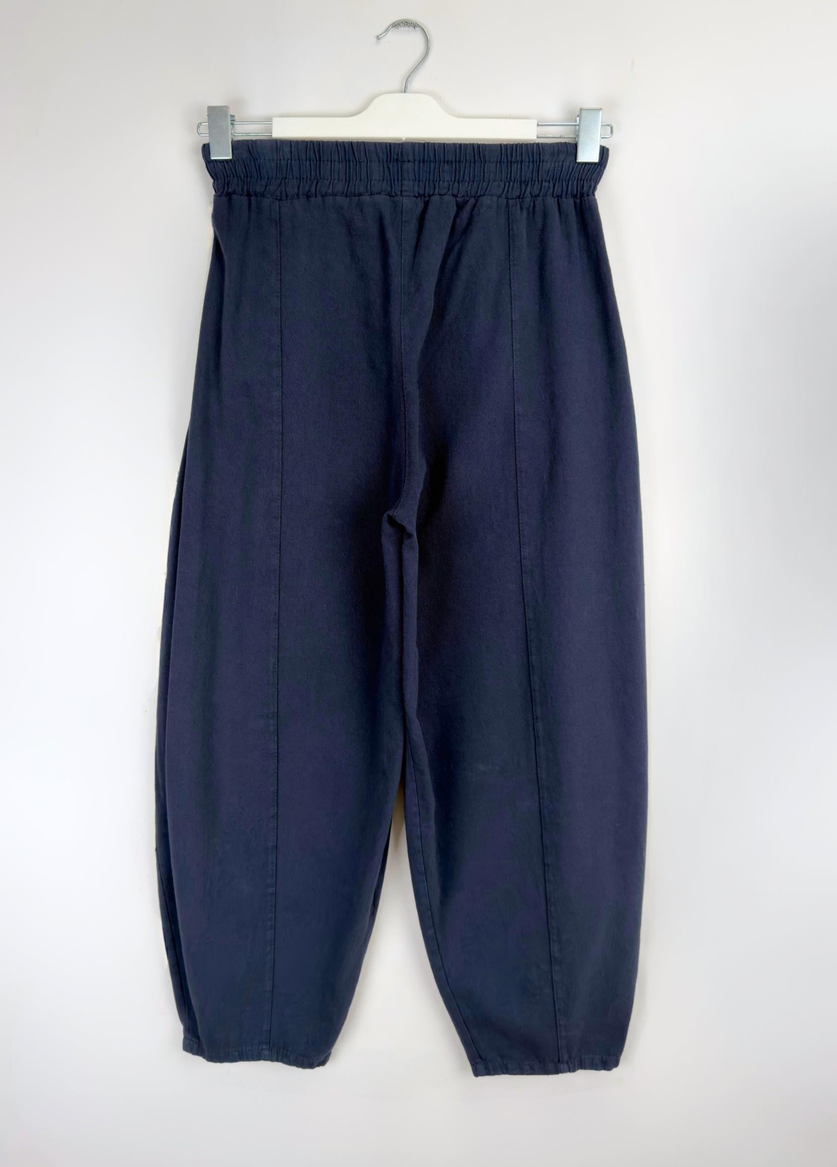 Gabardin Şalvar Pantolon Lacivert 