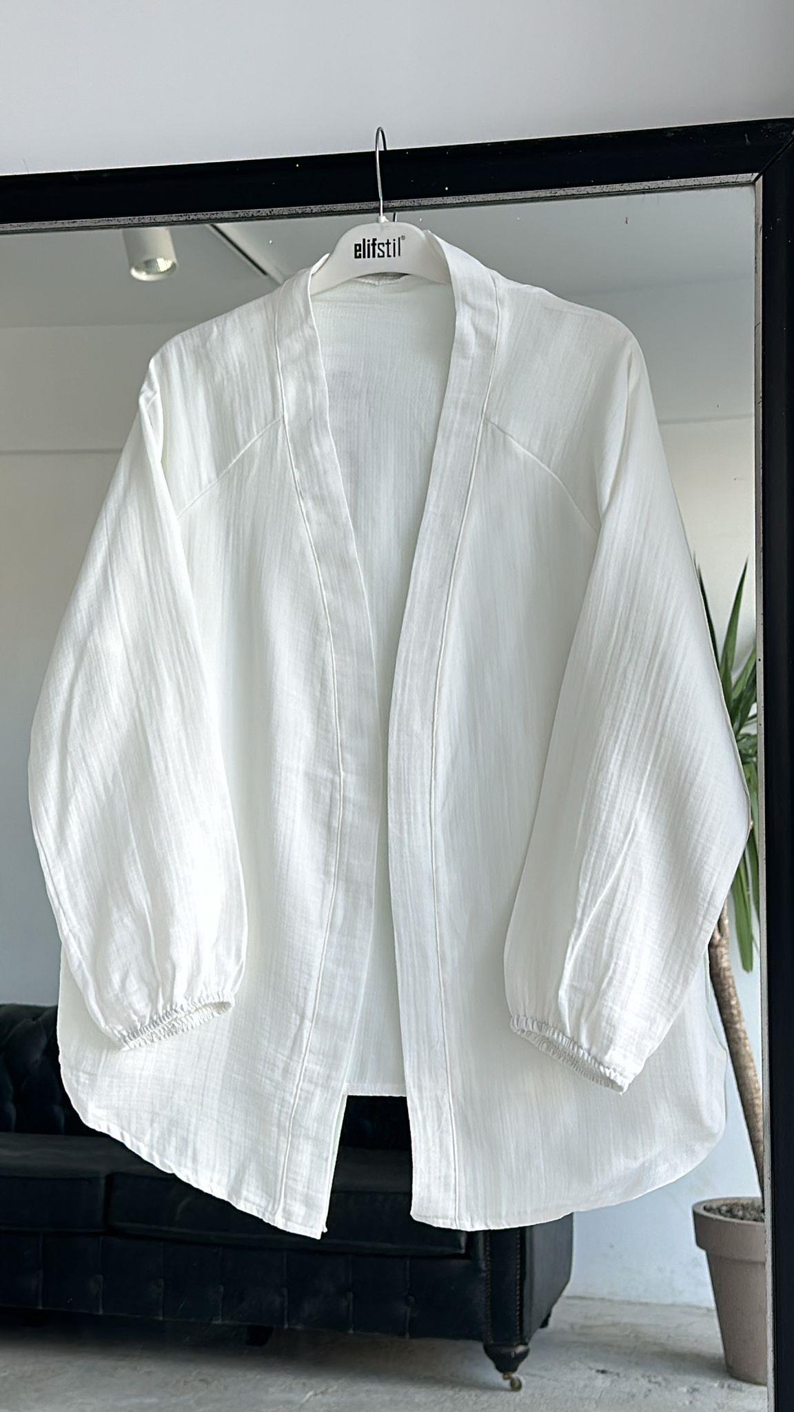 Müslin Kimono Ekru