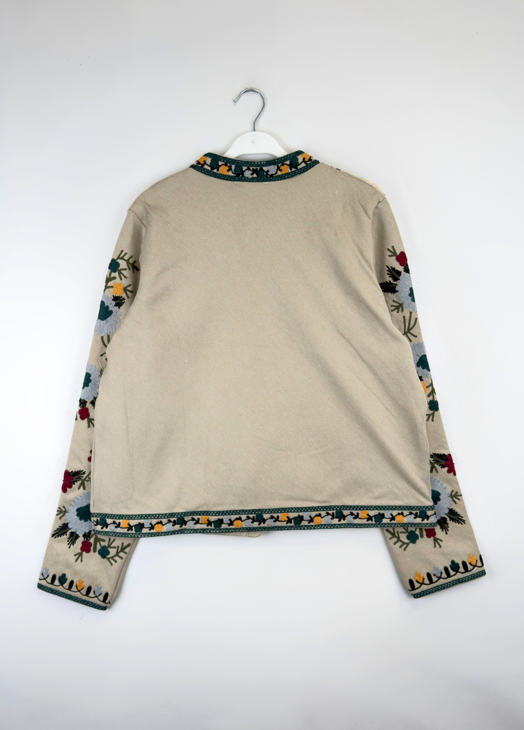 Nakışlı Ceket Bej