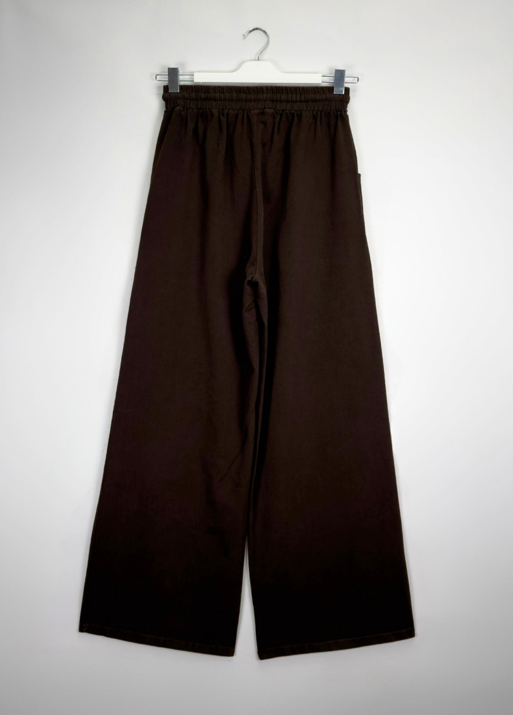 Narda Gabardin Bol Pantolon Kahve  