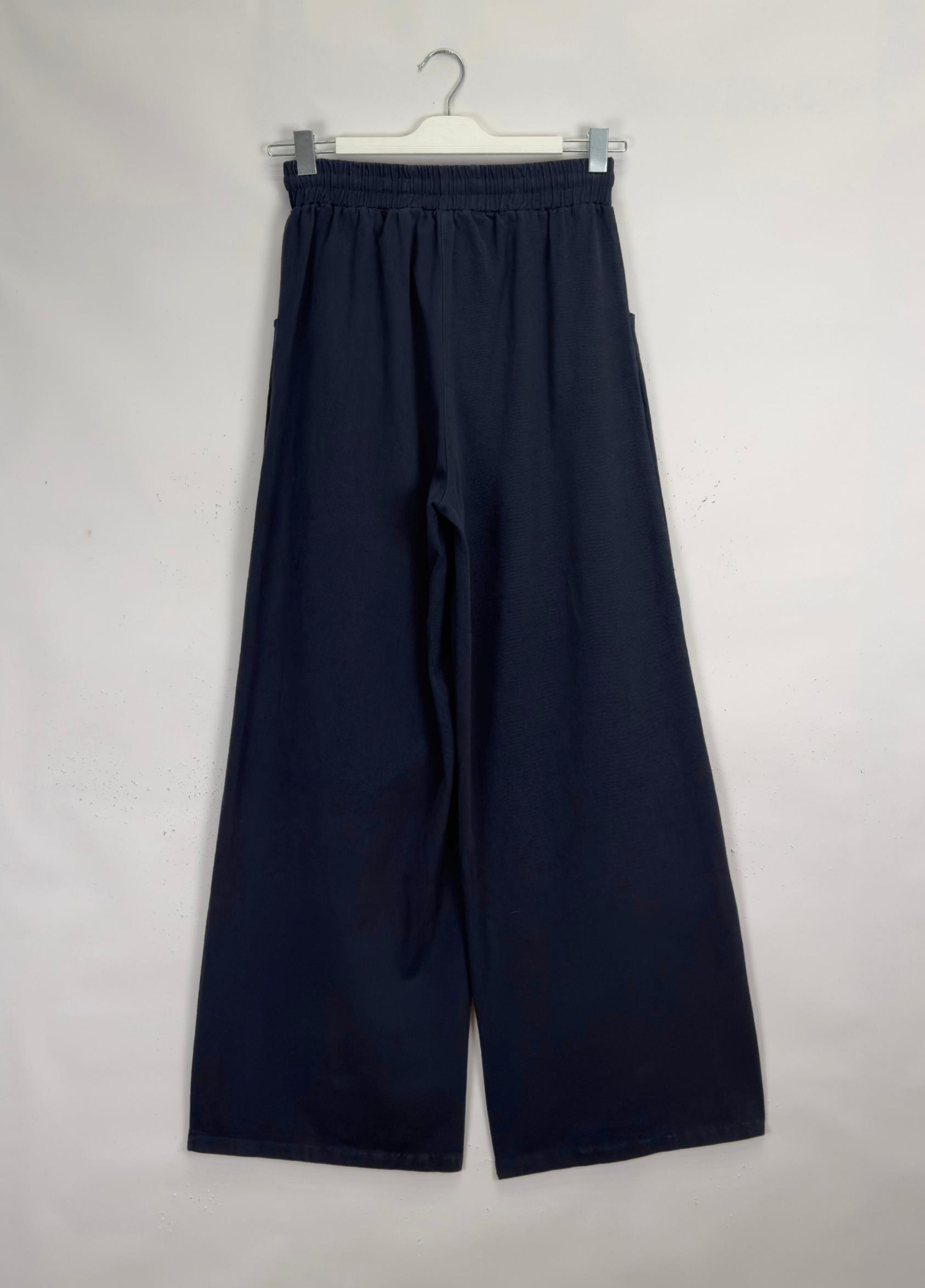 Narda Gabardin Bol Pantolon Lacivert   