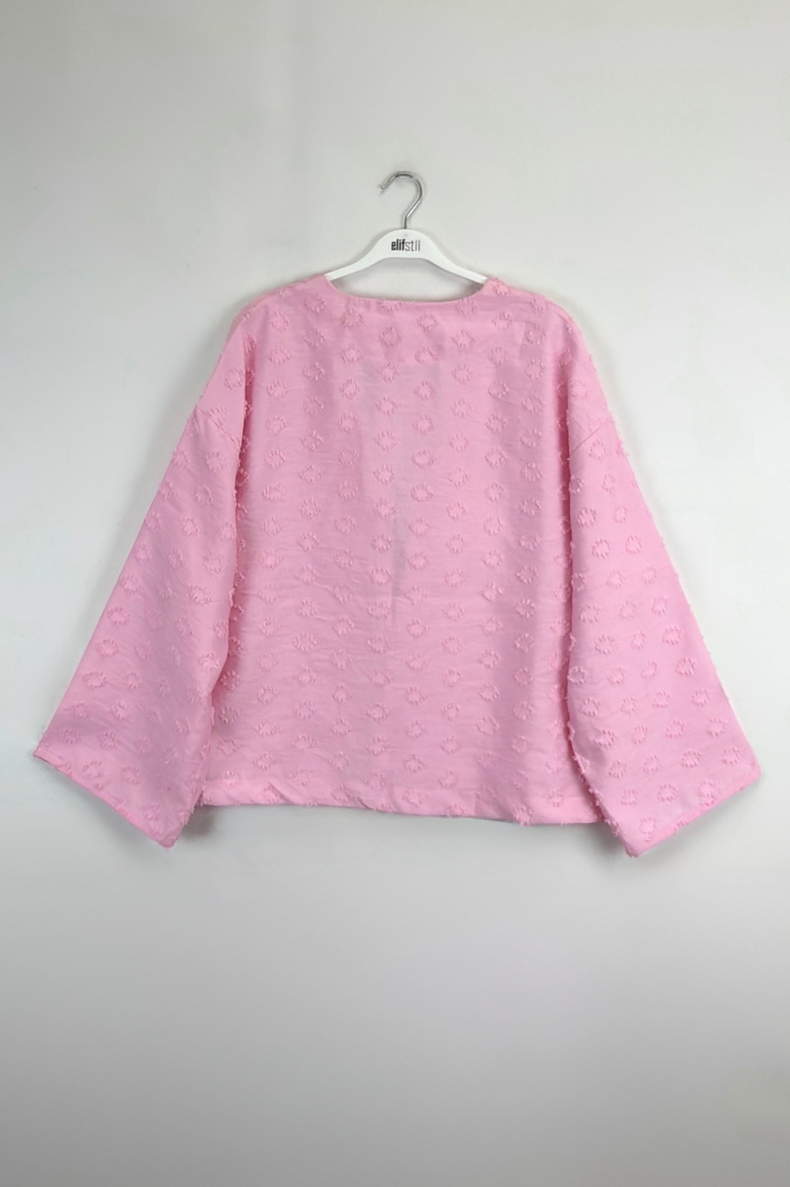 Önü Bağlamalı Kimono Pembe 