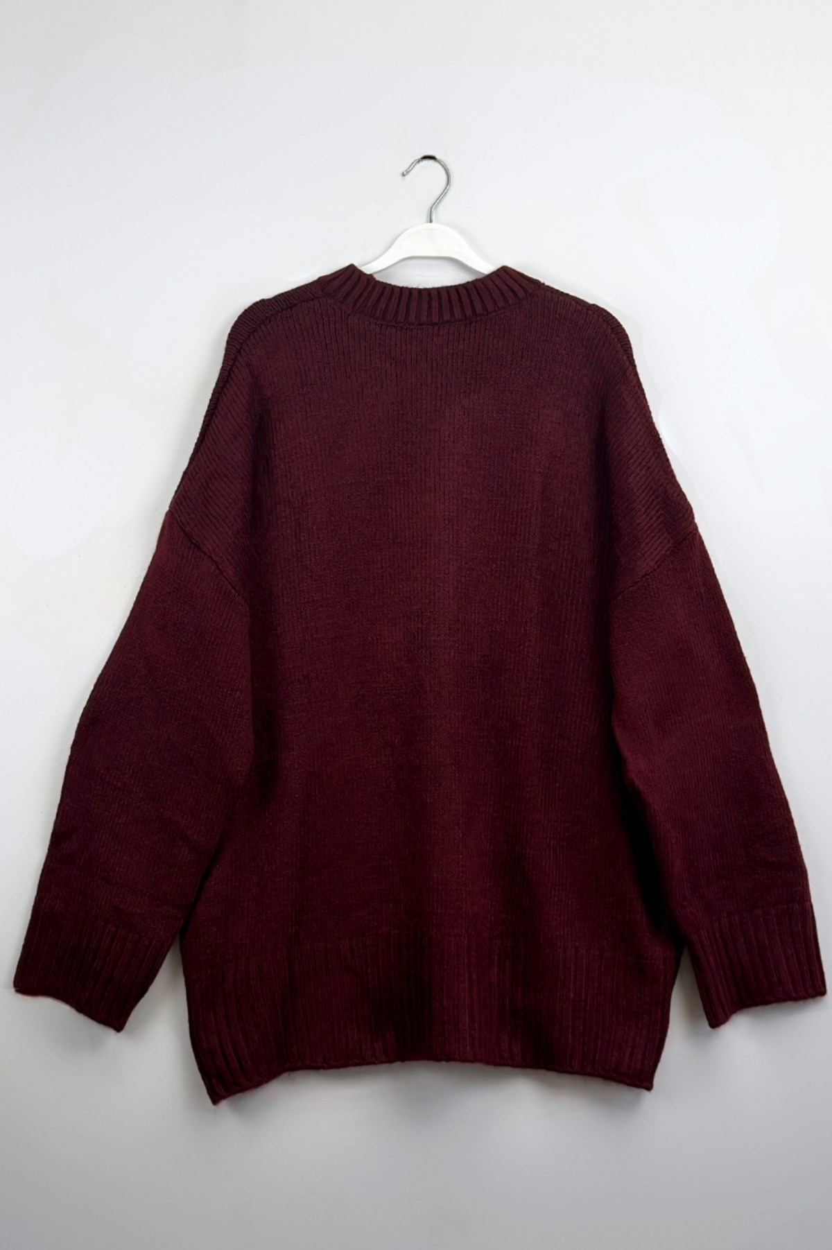 Oversize Kazak Bordo