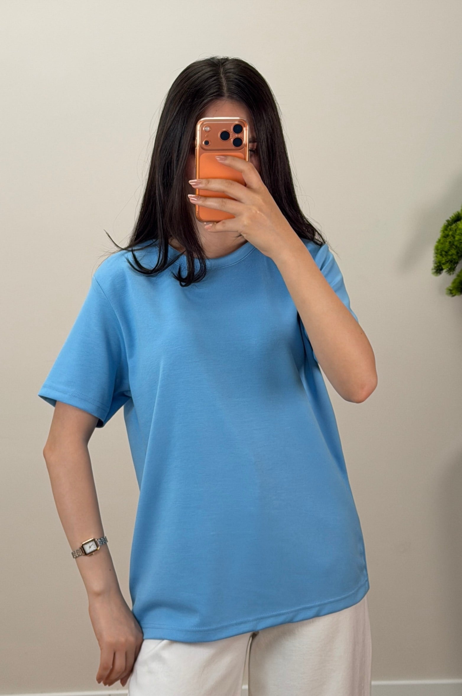 Oys Basıc Tshirt Mavi 