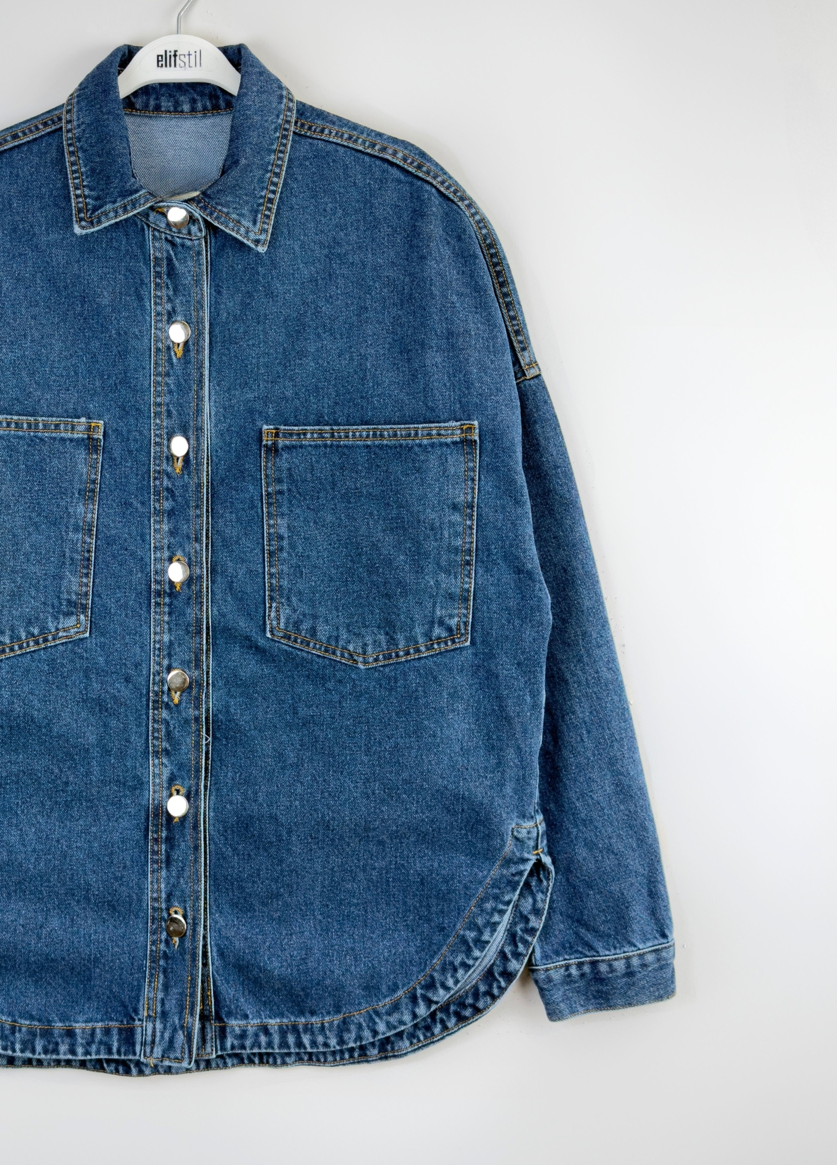 Ruva Denim Ceket Mavi