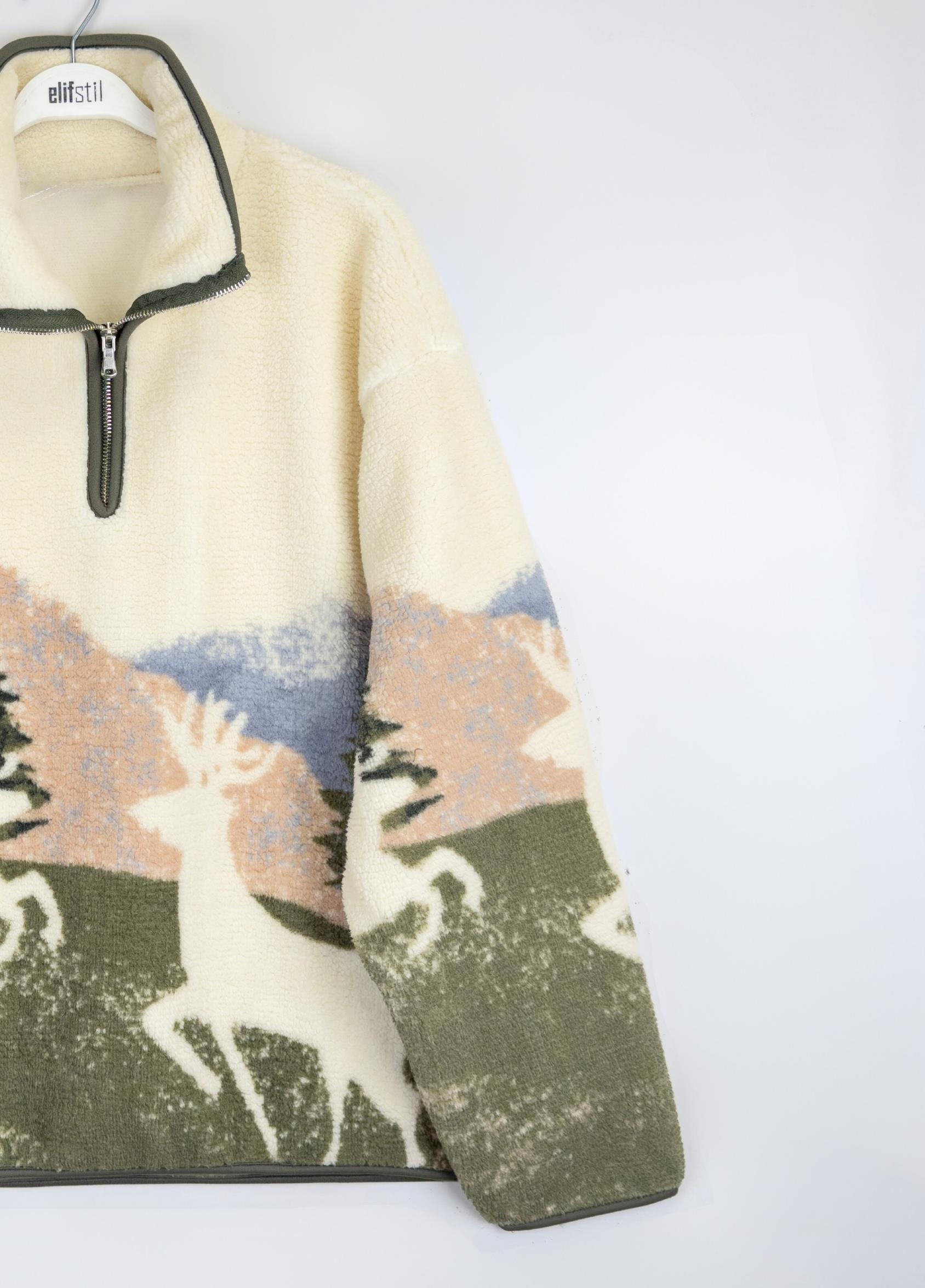 Solin Teddy Sweat Bej 